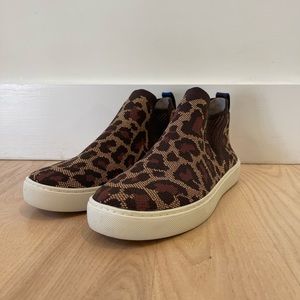 LIMITED EDITION Rothy’s High Top Cheetah Print Shoe